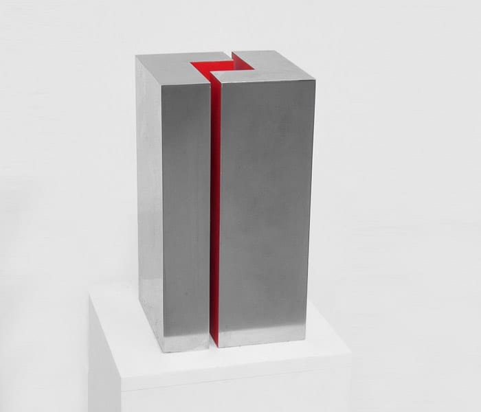 Arno Kortschot Geometric Abstraction Zinc Sculpture